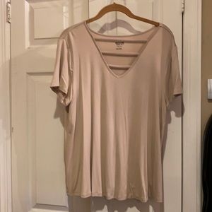 Size large beige/tan top